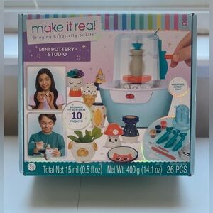OPEN BOX Make It Real Mini Pottery Studio